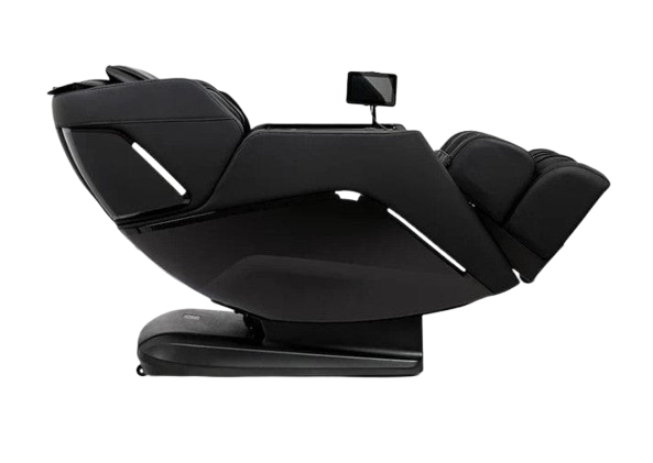 Right Side View Of The Ogawa Active XL 3D Massage Chair | OG-6300 Shown In The Reclined Zero Gravity Position In Black Color