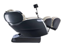 Right Side View Of The Ogawa Master Drive AI 2.0 Massage Chair | OG-8801 Shown In The Reclined Zero Gravity Position In The Gun Metal And Ivory Color
