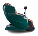 Right Side View Of The Ogawa Master Drive AI 2.0 Massage Chair | OG-8801 Shown In The Upright Chair Position In The Emerald And Cappuccino Color