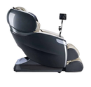 Right Side View Of The Ogawa Master Drive AI 2.0 Massage Chair | OG-8801 Shown In The Upright Chair Position In The Gun Metal And Ivory Color