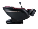 Right Side View Of The Ogawa Master Drive DUO Massage Chair | OG-8900 Shown In The Reclined Zero Gravity Position In The Black And Burgundy Color