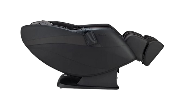 Right Side View Of The Ogawa Refresh 3D Massage Chair | OG5600 Shown In The Reclined Zero Gravity Position With The Gray And Gray Color