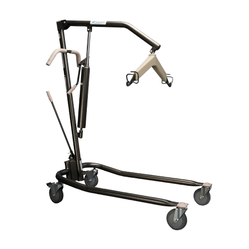 Right Side View Of The Proactive Medical Onyx Hydraulic Lift Shown With Neck Raised