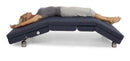 Right Side View Of The Rize Aviada Adjustable Bed Shown In The Fully Reclined Position With Woman Lying In Bed