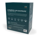 Rize Home Complete Encasement Mattress Protector Packaging With Text And Logos