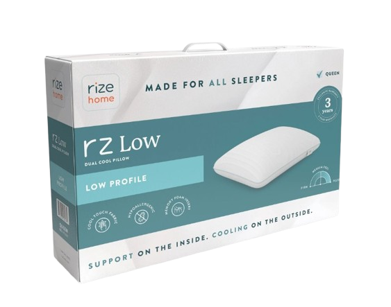 Rize Home Low Dual Cool Pillow Packaging 