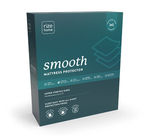 Rize Home Smooth Mattress Protector Packaging 