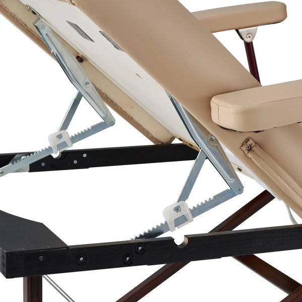 Master Massage Equipment 30" DEL RAY™ SALON Portable Massage Table Package with Therma-Top® - Adjustable Heating System! (Sand Color)