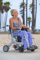 Reyhee Superlite Folding Electric Wheelchair And Rollator Combo