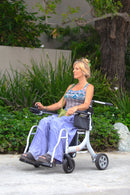 Reyhee Superlite Folding Electric Wheelchair And Rollator Combo