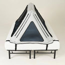 Safe Place Bedding Model 100 Travel Bed Side View Gray Colored Cover