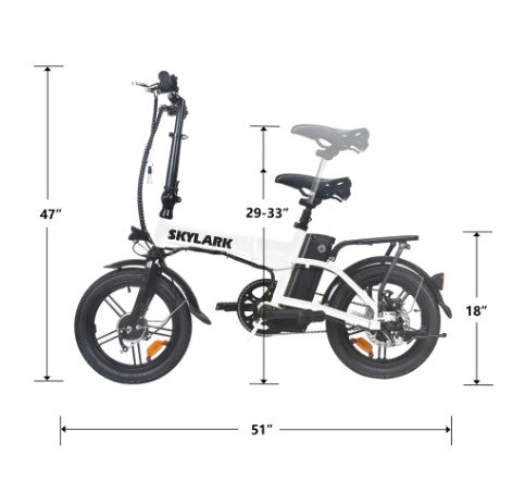 Nakto Skylark Folding E-Bike