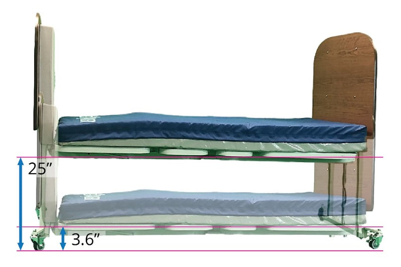 Med-Mizer Floor Level Low Bed