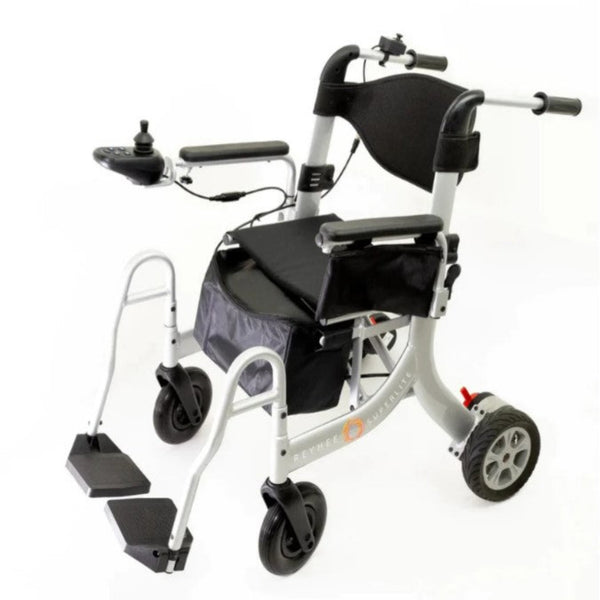 Reyhee Superlite Folding Electric Wheelchair And Rollator Combo