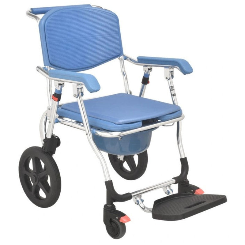 Top Medi TCM6991 Shower Commode Transport Chair