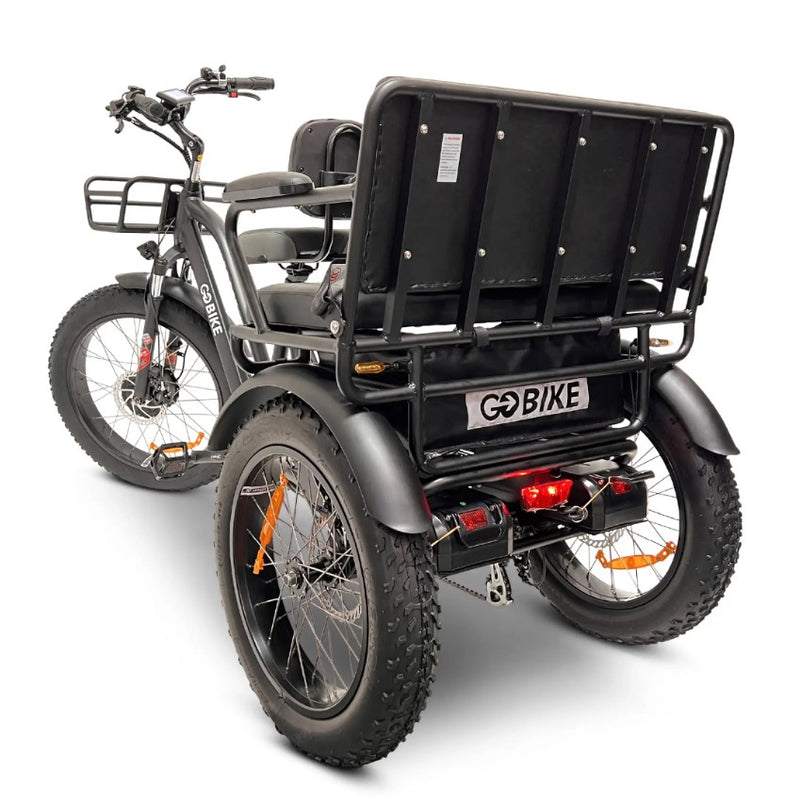 GoBike Forte Electric Tricycle With Rear Seat