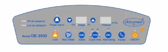 ObboMed OB-1600 Low Air Loss Mattress With Alternating Pressure And Self-Lateral-Wave Rotation