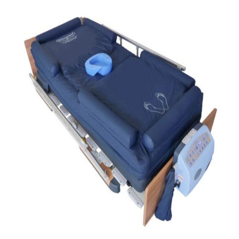 ObboMed OB-2680 PremiumAir Low Air Loss Mattress With Inflatable Guardrail And Bed Pan Access