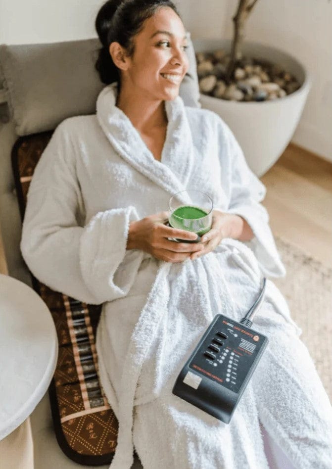 biomat 7000mx ブラウン 健康マット3点セット（シングル、ミニ、枕） BioMat Mini 7000MX Infrared Mat