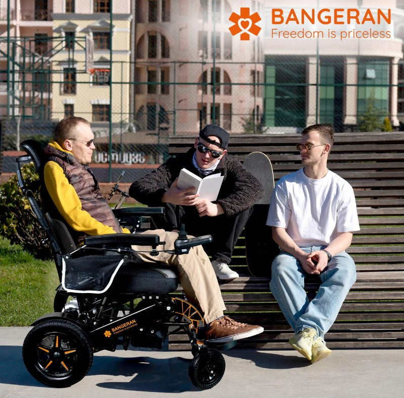 Bangeran Mammoth EX Lightweight Foldable Wheelchair