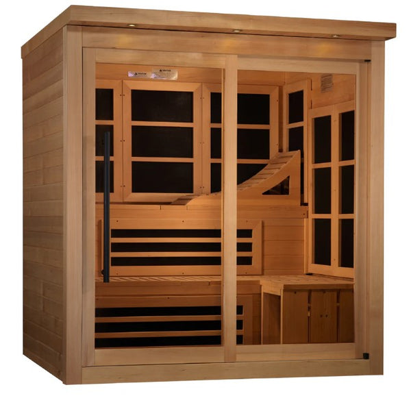 Golden Designs 6-Person Near Zero EMF Indoor Sauna | GDI-6996-02