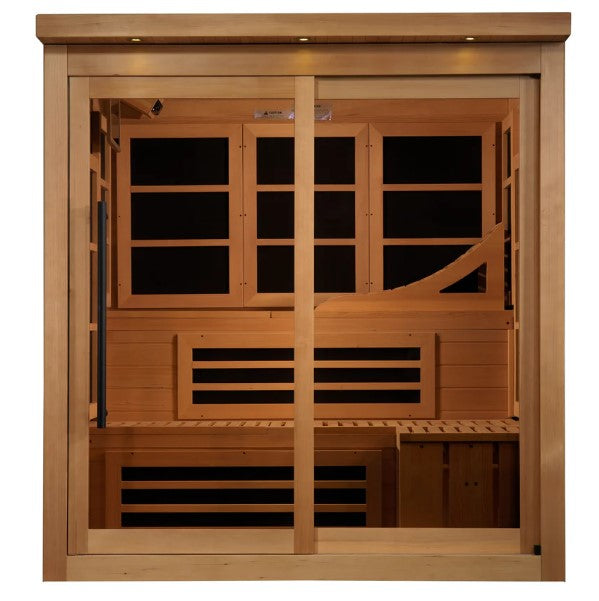 Golden Designs 6-Person Near Zero EMF Indoor Sauna | GDI-6996-02