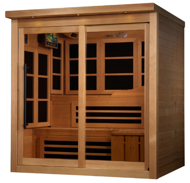 Golden Designs 6-Person Near Zero EMF Indoor Sauna | GDI-6996-02