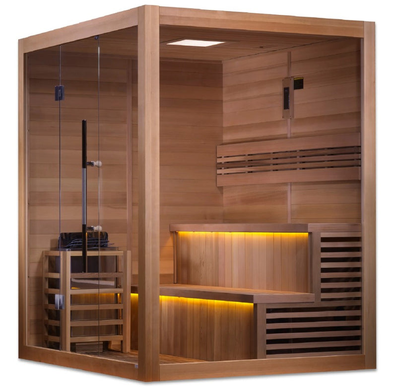 Golden Designs Kuusamo 6-Person Indoor Sauna | GDI-7206-01