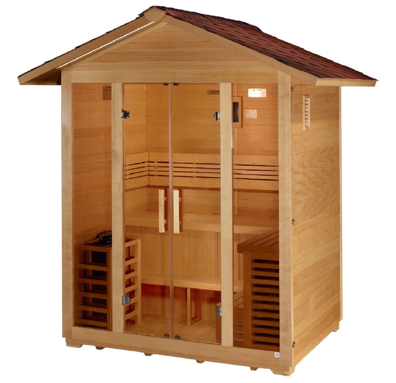 Golden Designs Vorarlberg 5-Person Outdoor Sauna | GDI-8105-01