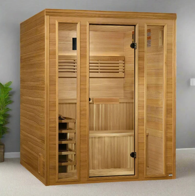 Golden Designs Andermatt 3-Person Indoor Sauna | GDI-7030-01