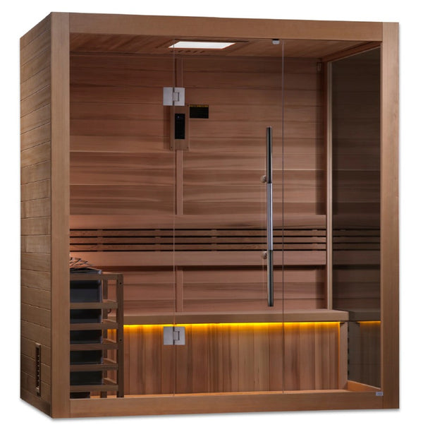 Golden Designs Forssa 3-Person Indoor Sauna | GDI-7203-01