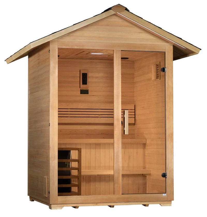 Golden Designs Arlberg 3-Person Outdoor Sauna | GDI-8103-01