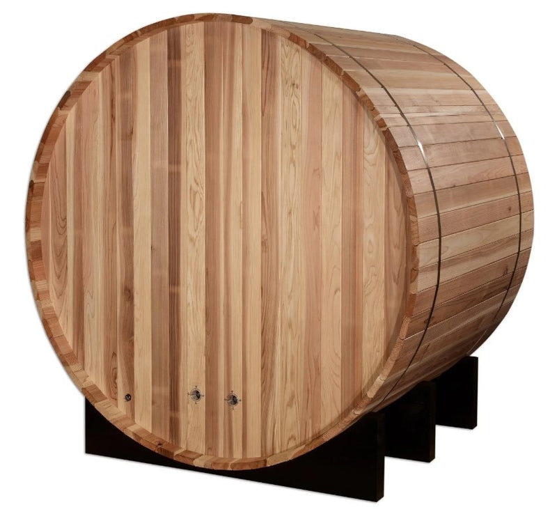 Golden Designs St. Moritz 2-4 Person Barrel Sauna | GDI-B002-01