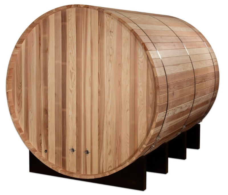 Golden Designs Klosters 6-Person Barrel Sauna | GDI-B006-01