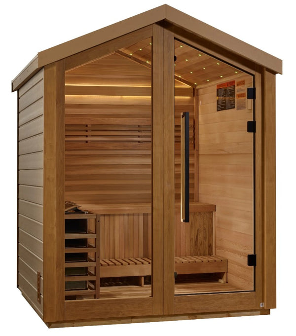 Golden Designs Savonlinna 3-Person Outdoor Sauna | GDI-8503-01