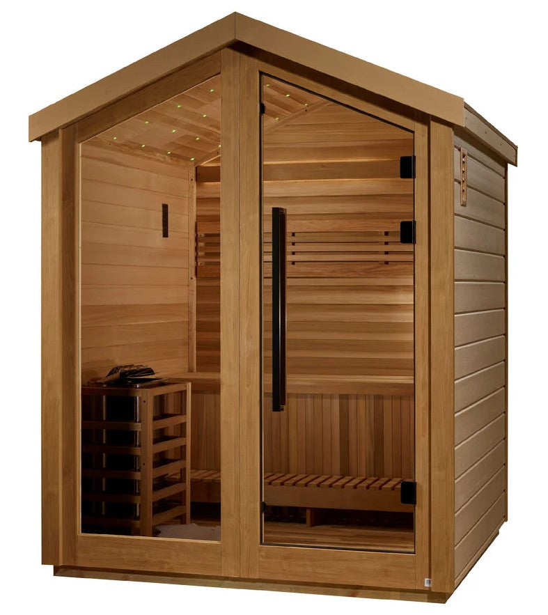 Golden Designs Savonlinna 3-Person Outdoor Sauna | GDI-8503-01