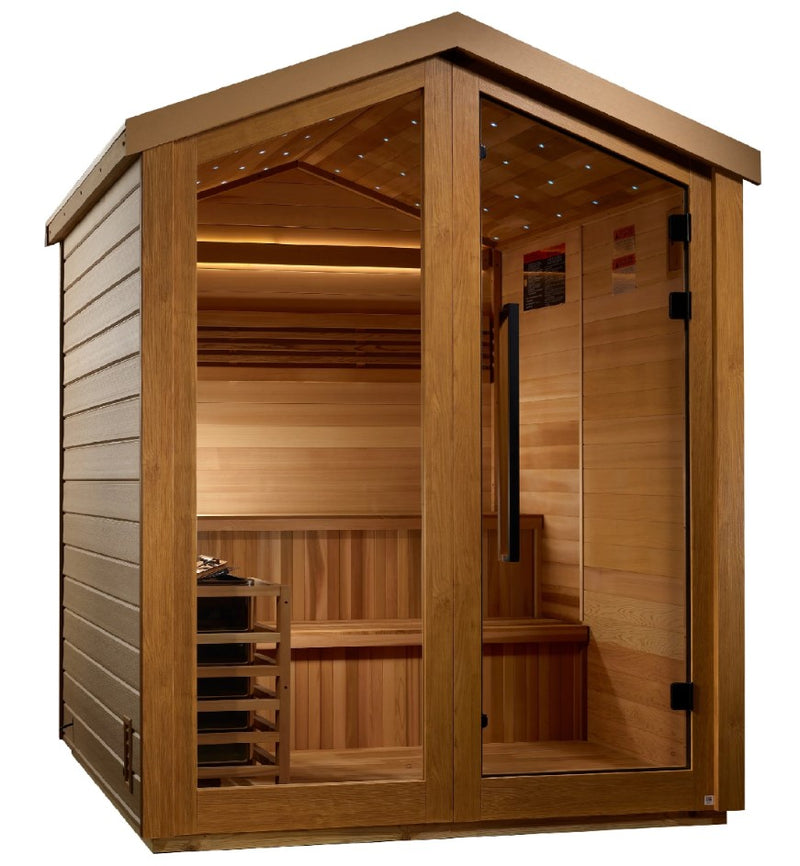 Golden Designs Kaarina 6-Person Outdoor Sauna | GDI-8506-01