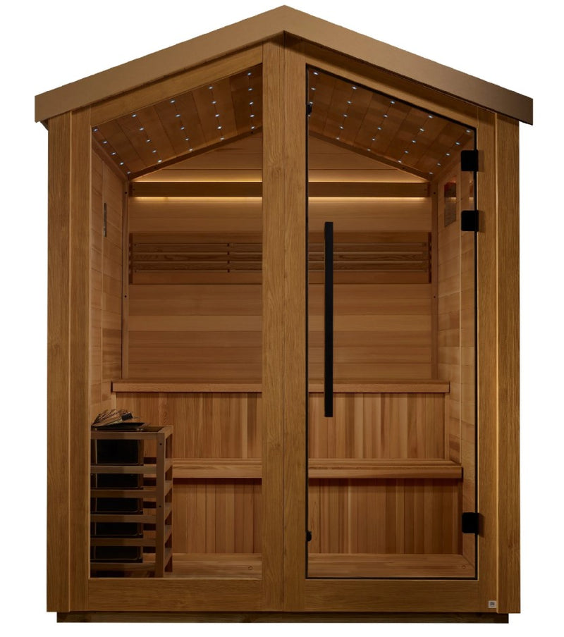 Golden Designs Kaarina 6-Person Outdoor Sauna | GDI-8506-01