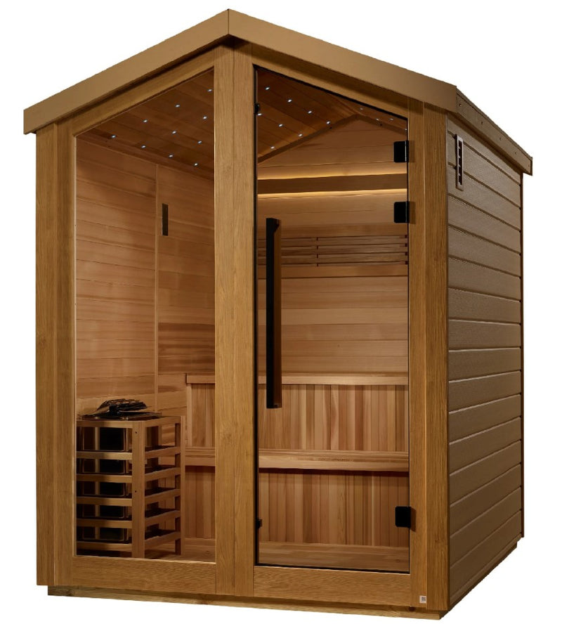 Golden Designs Kaarina 6-Person Outdoor Sauna | GDI-8506-01