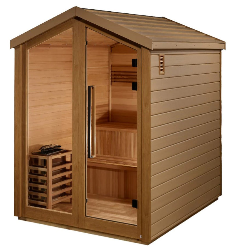 Golden Designs Kaarina 6-Person Outdoor Sauna | GDI-8506-01