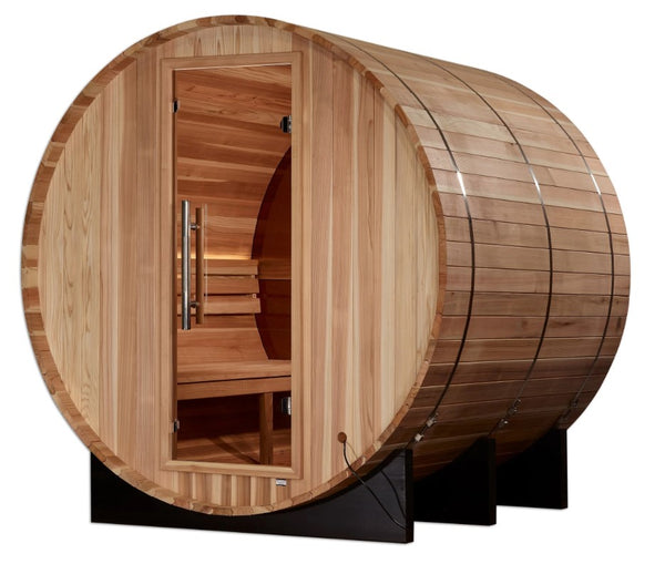 Golden Designs Zurich 4-Person Barrel Sauna | GDI-B024-01