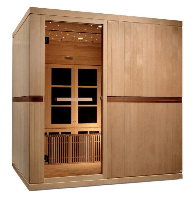 Golden Designs Catalonia 8-Person Near Zero EMF ADA Indoor Sauna | GDI-6880-02