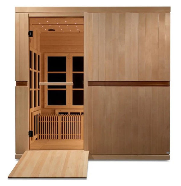 Golden Designs Catalonia 8-Person Near Zero EMF ADA Indoor Sauna | GDI-6880-02