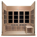 Golden Designs Catalonia 8-Person Near Zero EMF ADA Indoor Sauna | GDI-6880-02