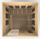 Golden Designs Catalonia 8-Person Near Zero EMF ADA Indoor Sauna | GDI-6880-02