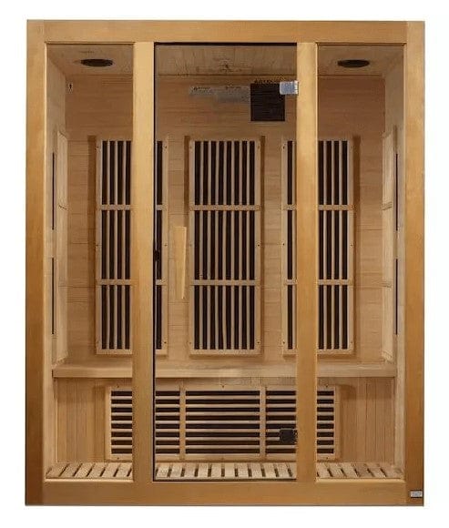 Maxxus Bellevue 3-Person Low EMF FAR Infrared Indoor Sauna | MX-J306-01