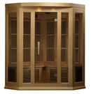Maxxus 3-Person Low EMF FAR Infrared Corner Indoor Sauna | MX-K356-01