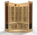 Maxxus 3-Person Low EMF FAR Infrared Corner Indoor Sauna | MX-K356-01