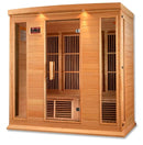 Maxxus 4-Person Low EMF FAR Infrared Indoor Sauna | MX-K406-01