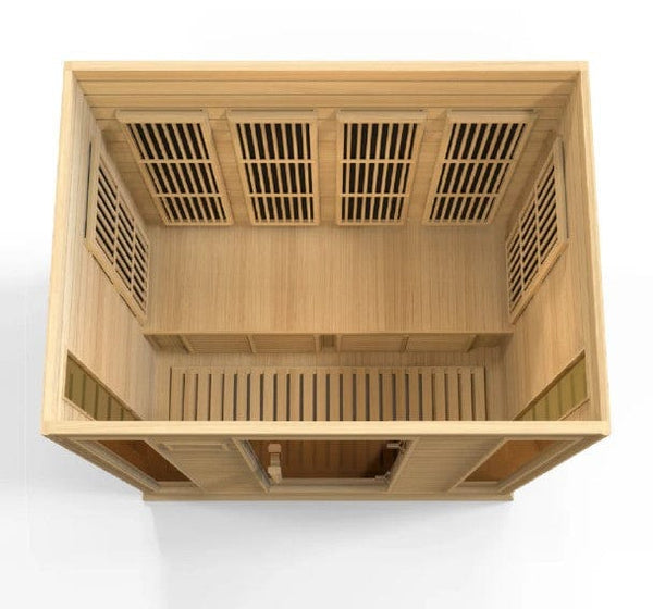 Maxxus 4-Person Low EMF FAR Infrared Indoor Sauna | MX-K406-01